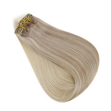 balayage clip in hair extensions